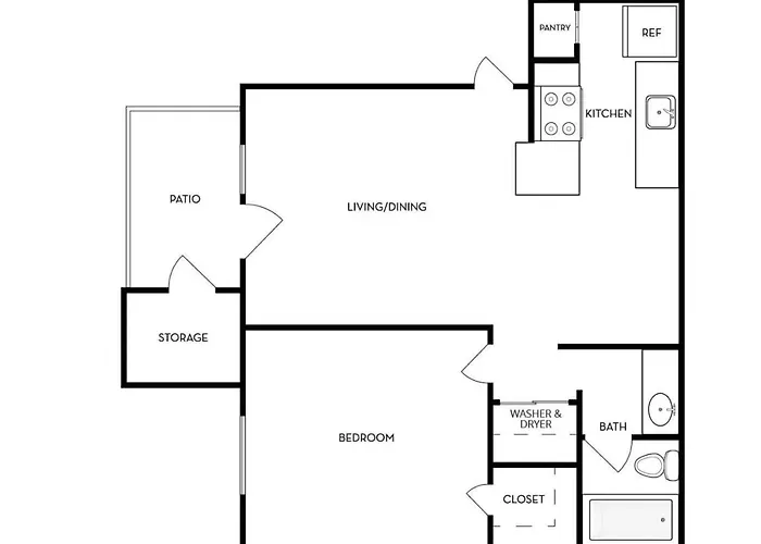 Apartment King Bed Walk To Dining Parking Modern Stay Phoenix